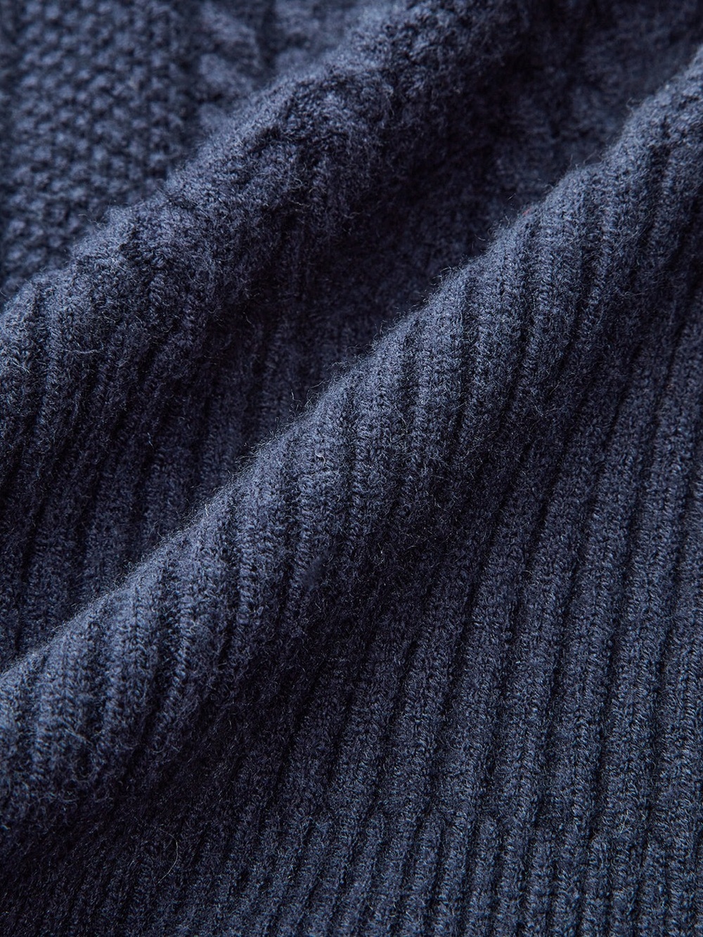 Pilcro NWOT Knit Cardigan with Denim Blue Collar - Picture 4 of 8